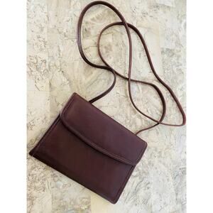 Vintage Coach brown Swing Wallet 4843 crossbody